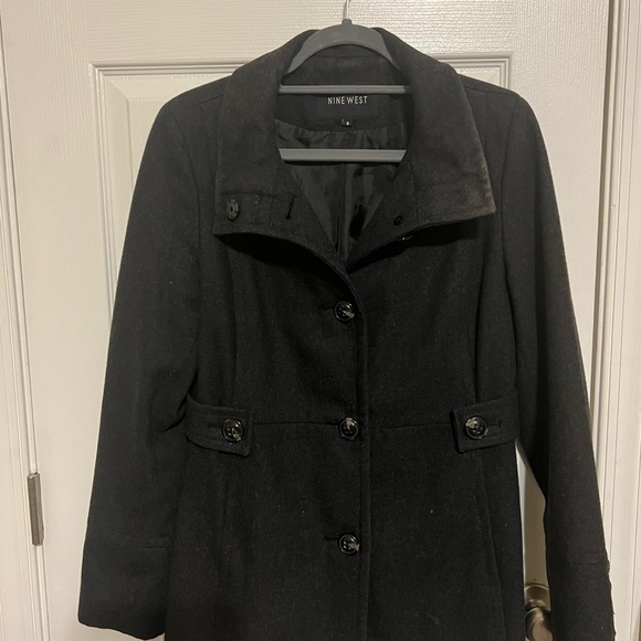 Women’s Nine West Wool Pea Coat - Picture 7 of 7